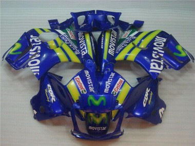 Carene Moto Honda CBR600 F3 1995-1996 - Blu Verde Giallo MoviStar Rosso Castrol