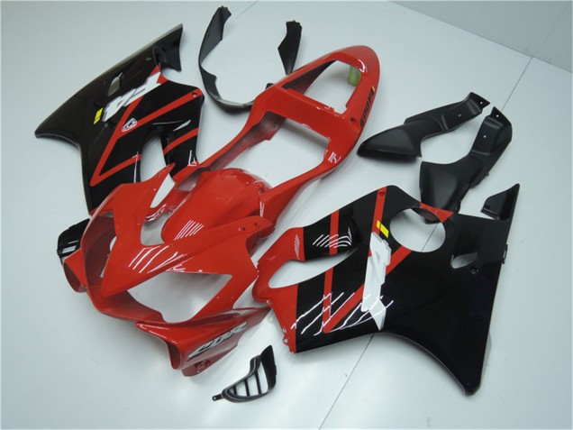 Kit Carene Moto ABS Honda CBR600 F4i 2001-2003 - Rosso Nero Lucido