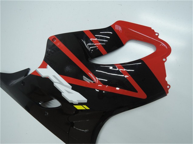 Kit Carene Moto ABS Honda CBR600 F4i 2001-2003 - Rosso Nero Lucido