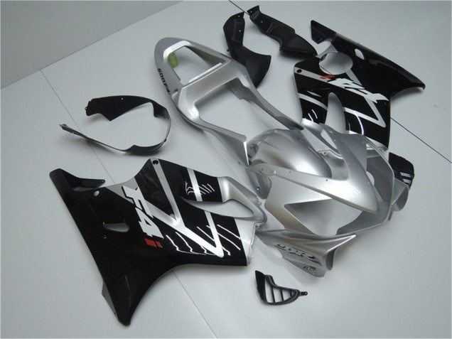 Carena Moto Honda CBR600 F4i 2001-2003 - Argento Nero Lucido