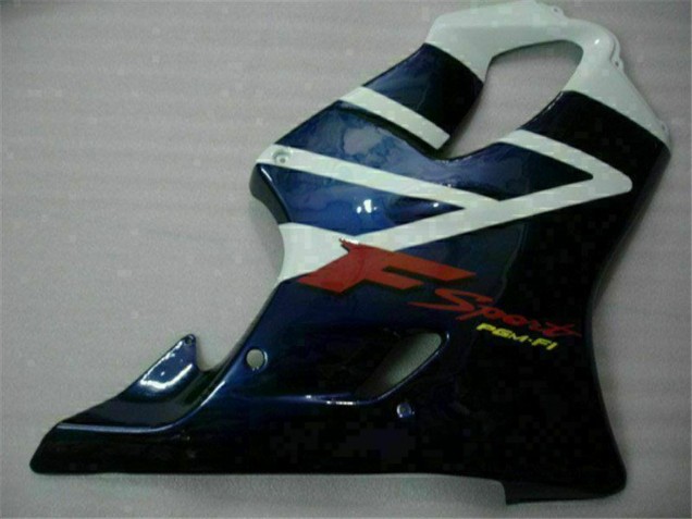 Carene Moto Honda CBR600 F4i 2001-2003 - Bianco Blu Nero Banda