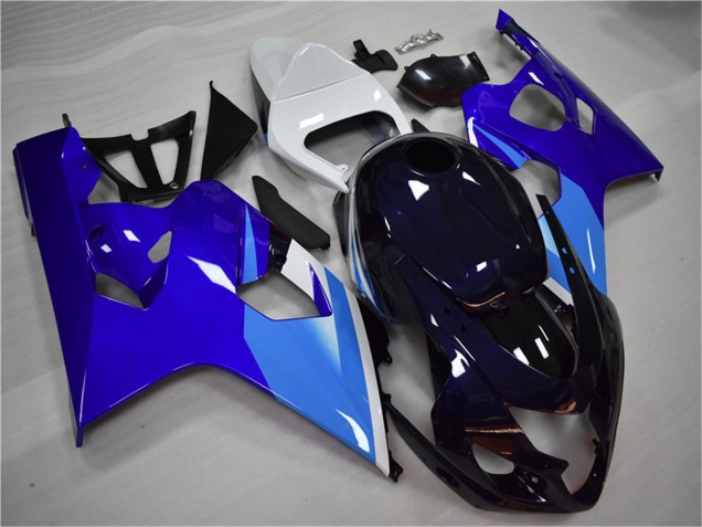 Carena Moto Suzuki GSXR 600/750 2004-2005 - Bianco Blu Nero
