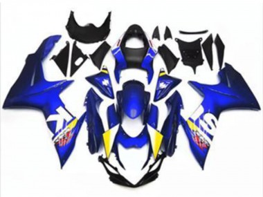 Carena Moto Suzuki GSXR 600/750 2011-2024 - Blu Bianco