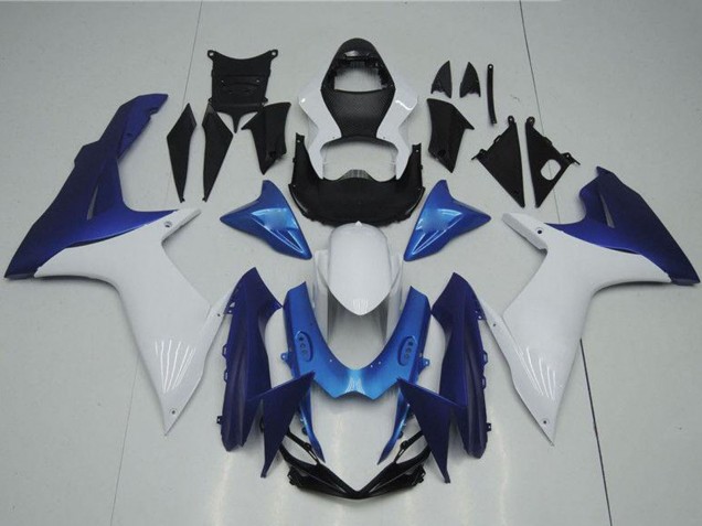 Carene Moto Suzuki GSXR 600/750 2011-2024 - Bianco Azzurro Chiaro