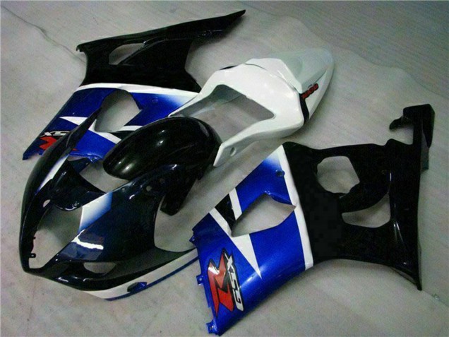 Carene Moto ABS Suzuki GSXR 1000 2003-2004 - Bianco Blu Nero Lucido Rosso