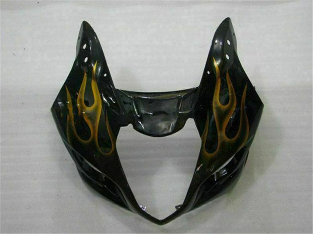 Carene Moto Suzuki GSXR 1000 2003-2004 - Nero Lucido Oro Fiamma