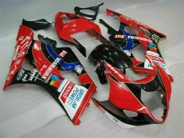 Carene Moto Suzuki GSXR 1000 2003-2004 - Rosso Nero Blu Yoshimura