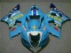 Carene Moto Suzuki GSXR 1000 2003-2004 - Blu Bianco Giallo Rizla