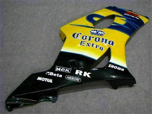 Carene Moto Suzuki GSXR 1000 2003-2004 - Giallo Blu Bianco Rosso Corona Motul