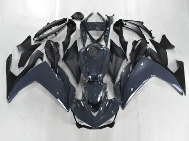 Carena Moto Yamaha YZF R3/R25 2015-2018 - Grigio Scuro Nero Opaco