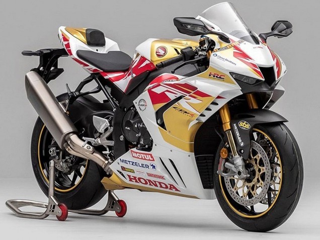 Carena Moto Honda CBR1000RR-R 2020-2023 - Bianco Rosso Oro Motul