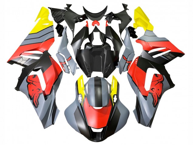 Carena Moto Honda CBR1000RR-R 2020-2023 - Giallo Grigio Rosso Nero Opaco