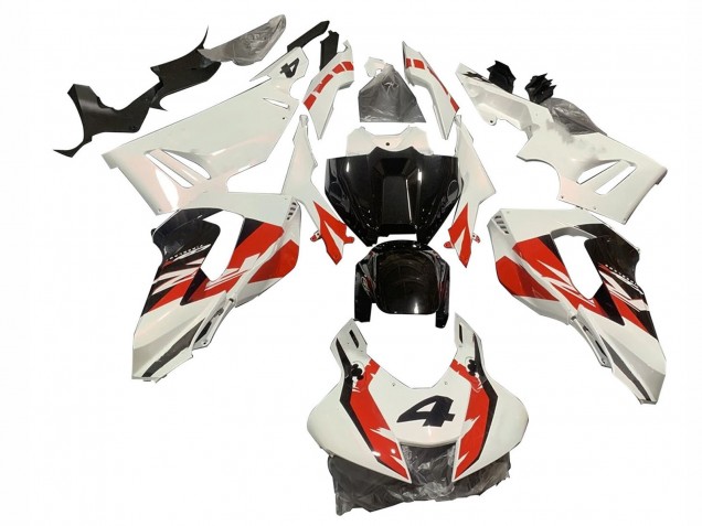 Carena Moto Honda CBR1000RR-R 2020-2023 - Bianco Rosso Nero Lucido 4