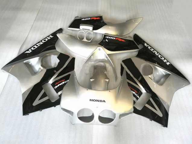 Carena Moto Honda CBR400RR NC23 1987-1989 - Argento Nero