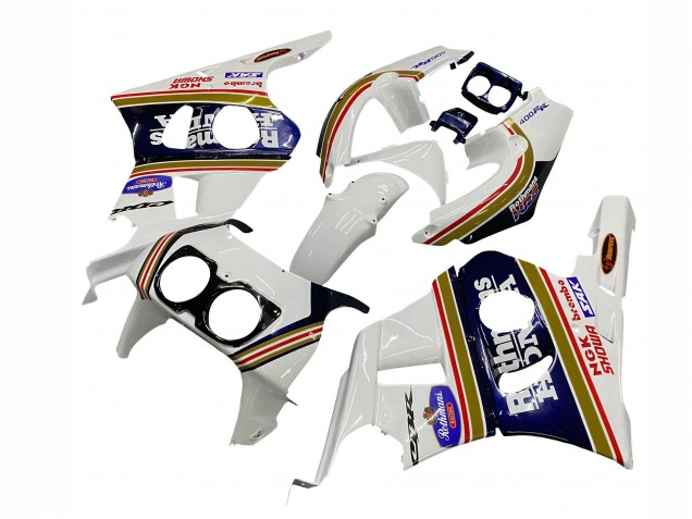 Carena Moto Honda CBR400RR NC29 1990-1999 - Bianco Oro Rosso Blu Scuro Rothmans