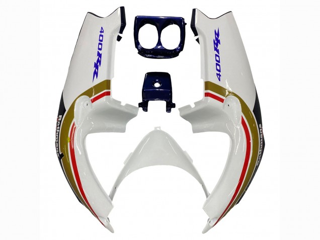 Carena Moto Honda CBR400RR NC29 1990-1999 - Bianco Oro Rosso Blu Scuro Rothmans