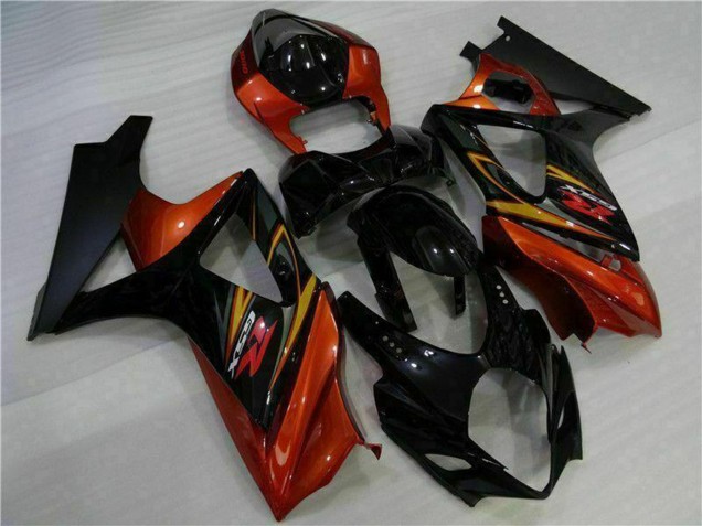 Carene Moto Suzuki GSXR 1000 2007-2008 - Nero Arancia