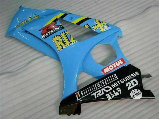 Kit Carena Moto Suzuki GSXR 1000 2007-2008 - Blu Oro Nero Rizla