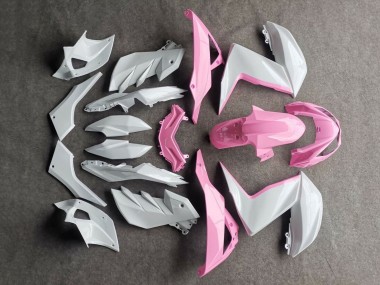Carena Moto Kawasaki Z250/Z300 2015-2016 - Bianco Rosa