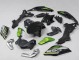 Carena Moto Kawasaki Ninja Z650 2017-2019 - Nero Verde Argento