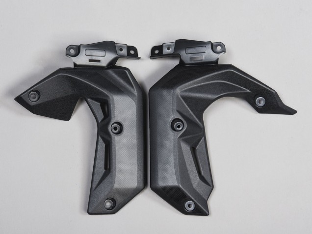 Carena Moto Kawasaki Ninja Z650 2017-2019 - Nero Verde Argento