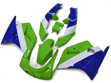 Carena Moto Kawasaki ZXR250 1989-1990 - Verde Bianco Blu