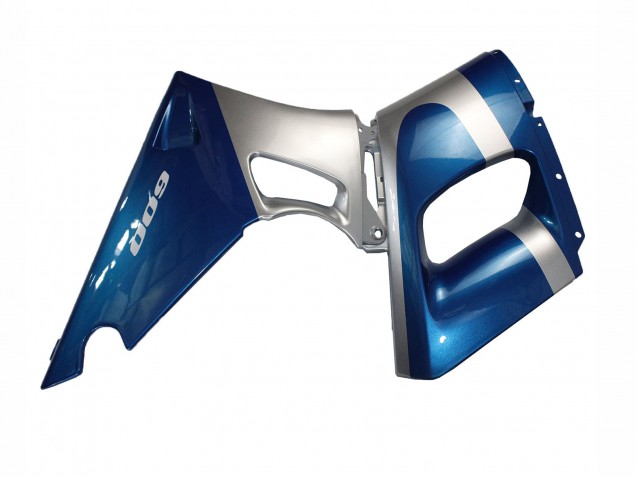 Carena Moto Kawasaki ZZR400 1993-2007 - Blu Argento Nero