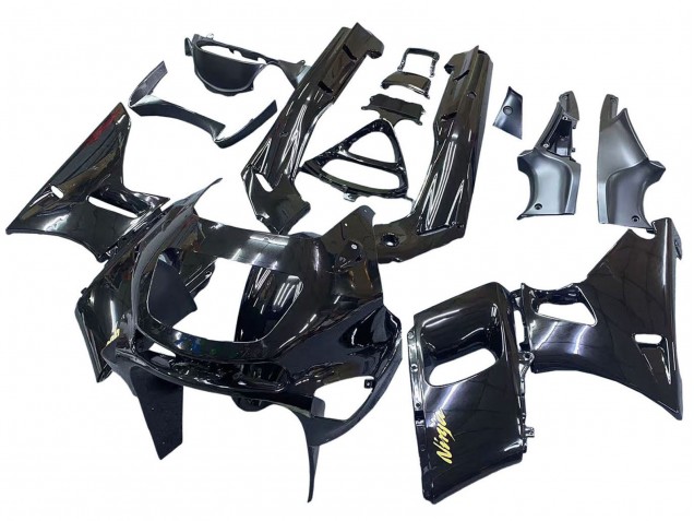 Carena Moto Kawasaki ZZR600 1998-2003 - Nero Lucido Oro Ninja