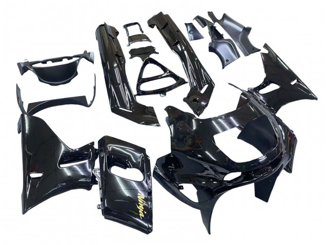 Carena Moto Kawasaki ZZR600 1998-2003 - Nero Lucido Oro Ninja