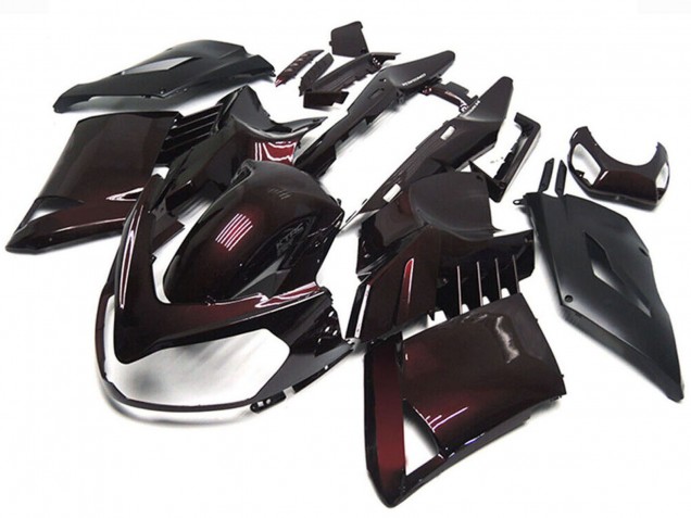 Carena Moto Kawasaki GTR1400/ZG1400 2007-2009 - Rosso Bordeaux Nero