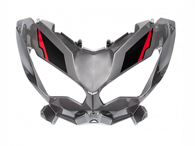 Carena Moto Kawasaki Versys 650 2022-2025 - Grigio Rosso Nero