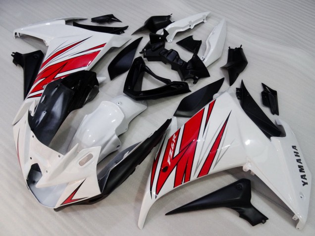 Carena Moto Yamaha FZ6R 2009-2015 - Bianco Rosso Nero