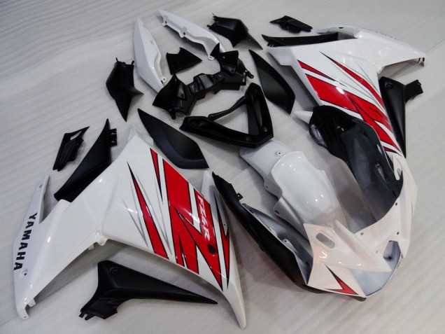 Carena Moto Yamaha FZ6R 2009-2015 - Bianco Rosso Nero