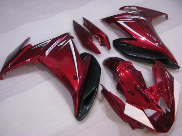 Carena Moto Yamaha FZ6R 2009-2015 - Rosso Bianco Nero