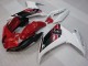 Carena Moto Yamaha FZ6R 2009-2015 - Rosso Bianco Nero 6
