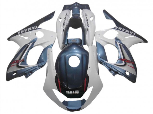 Carena Moto Yamaha YZF600R Thundercat 1996-2007 - Blu Scuro Bianco