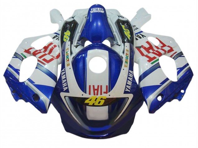 Carena Moto Yamaha YZF600R Thundercat 1996-2007 - Bianco Blu Rosso Fiat 46