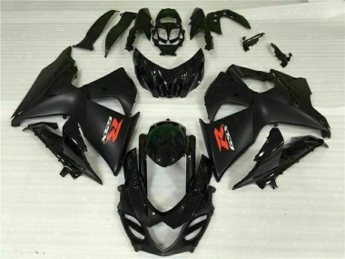 Carena Moto Suzuki GSXR 1000 2009-2016 - Nero Lucido Nero Opaco