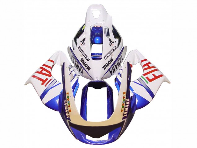 Carena Moto Yamaha YZF 1000R Thunderace 1997-2007 - Bianco Blu Fiat Motul