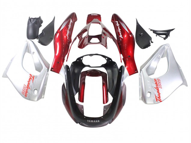 Carena Moto Yamaha YZF 1000R Thunderace 1997-2007 - Rosso Argento Thunderace