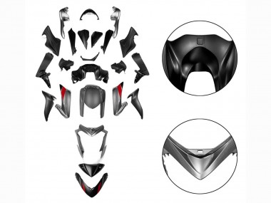 Carena Moto Suzuki GSX-S 1000 2015-2020 - Nero Grigio