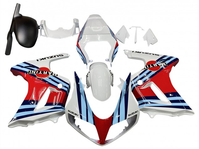 Carena Moto Suzuki SV650 2003-2013 - Bianco Rosso Blu Martini