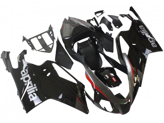 Carena Moto Aprilia RSV1000 2003-2006 - Nero Lucido Grigio Rosso