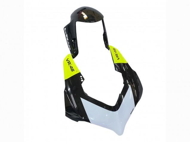 Carena Moto Ducati Panigale V2 2020-2024 - Bianco Verde Lime Nero Lucido Stein Dinse VR 46