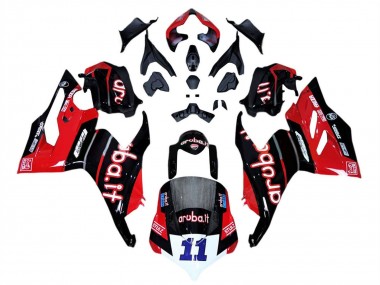 Carena Moto Ducati Panigale V4 V4S 2018-2019 - Rosso Nero Lucido Aruba 11