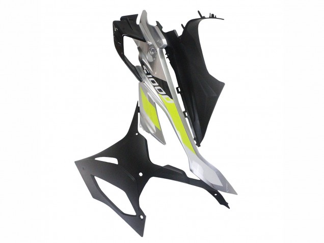 Carena Moto BMW S1000RR 2023-2024 - Argento Nero Opaco Verde Lime