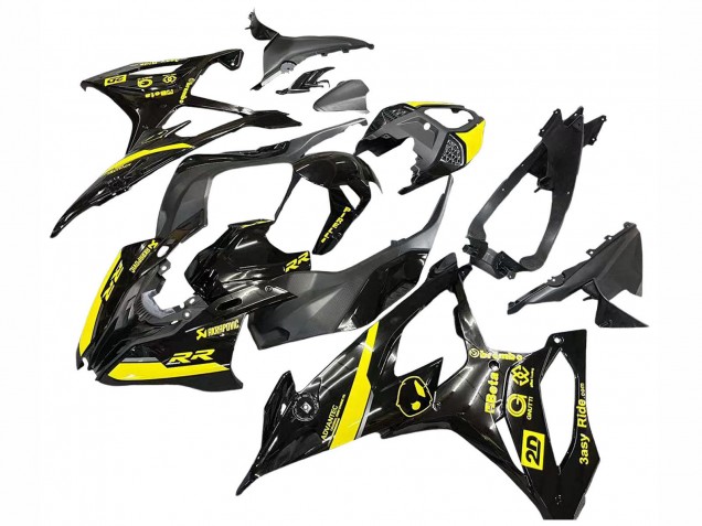 Carena Moto BMW S1000RR 2019-2022 - Nero Lucido Giallo