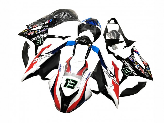Carena Moto BMW S1000RR 2019-2022 - Nero Bianco Rosso 13