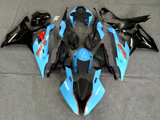 Carena Moto BMW S1000RR 2019-2022 - Nero Azzurro Chiaro