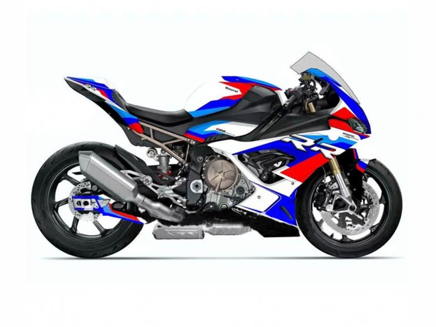 Carena Moto BMW S1000RR 2019-2022 - Bianco Nero Blu Rosso